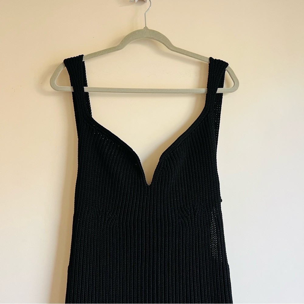 Khaite The Alessia Dress in Black - Picture 8 of 16